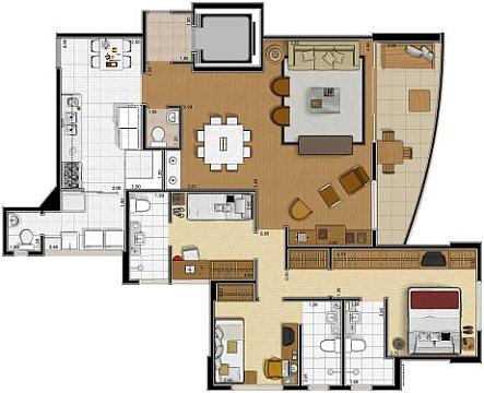 Apartamento à venda com 3 quartos, 113m² - Foto 3