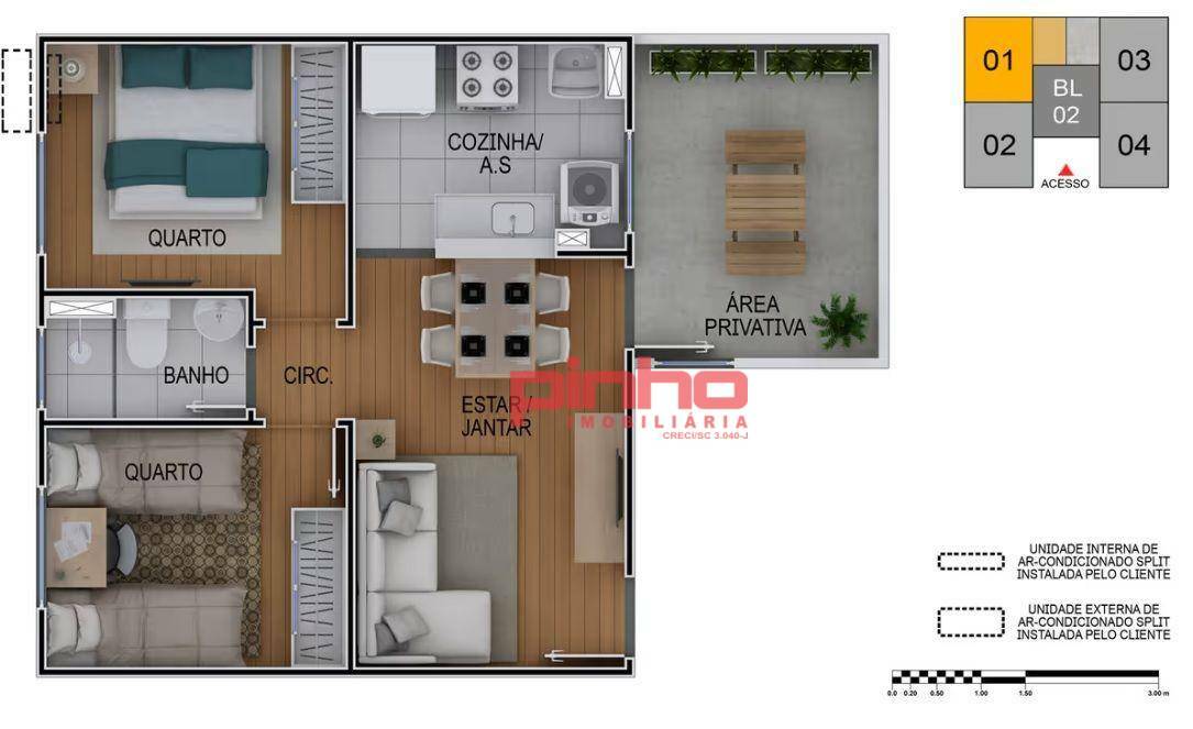 Apartamento à venda com 2 quartos, 38m² - Foto 5