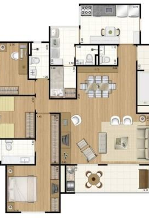 Apartamento à venda com 3 quartos, 115m² - Foto 7