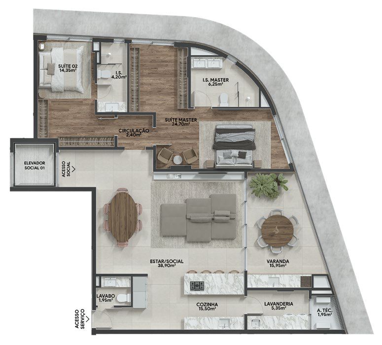 Apartamento à venda com 2 quartos, 13468m² - Foto 45