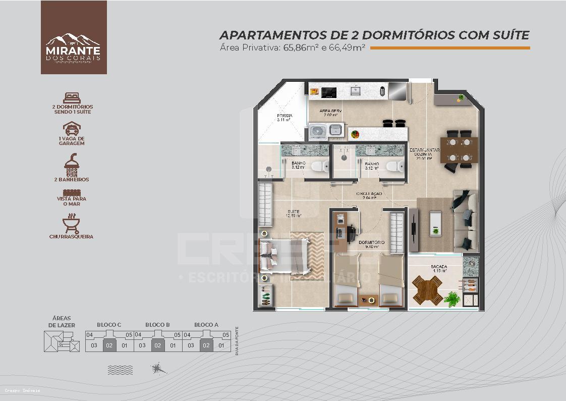 Apartamento à venda com 2 quartos, 61m² - Foto 22