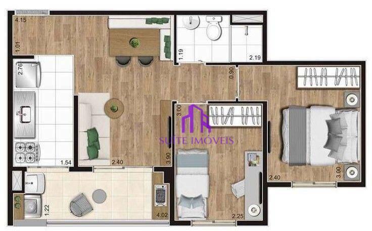 Apartamento à venda com 2 quartos, 45m² - Foto 16