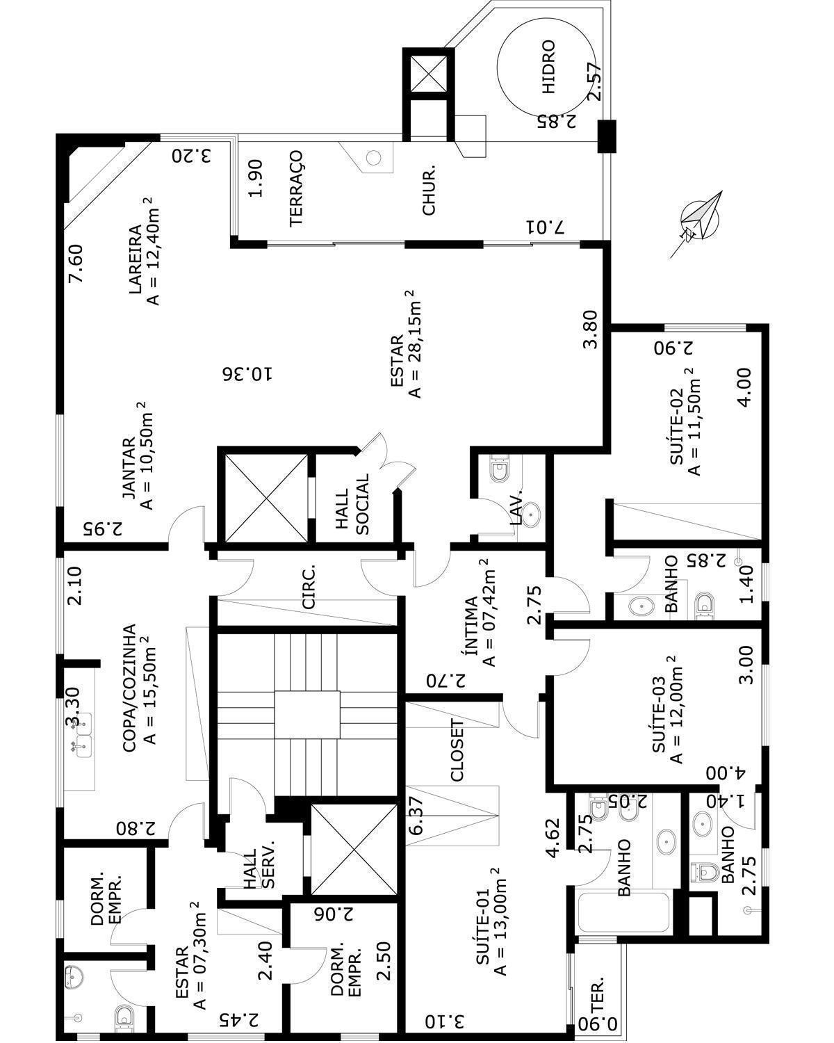 Apartamento à venda com 4 quartos, 440m² - Foto 4