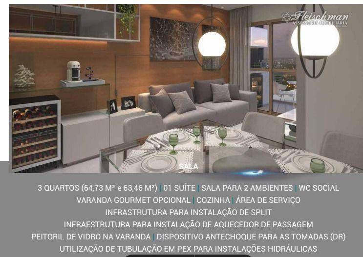 Apartamento à venda com 3 quartos, 64m² - Foto 6