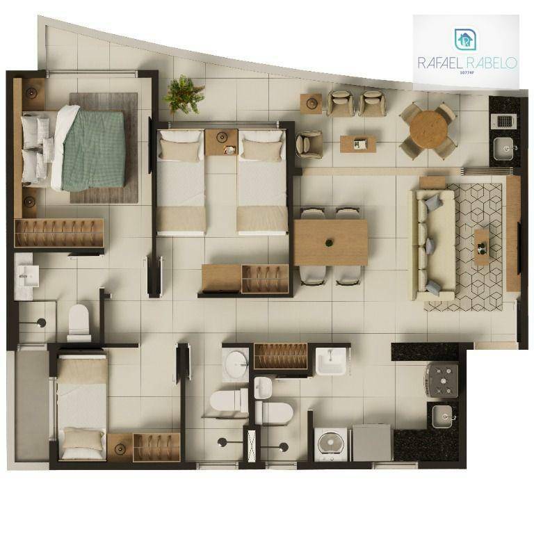 Apartamento à venda com 3 quartos, 72m² - Foto 16