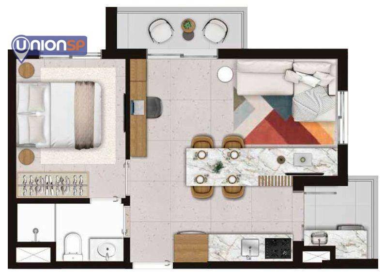 Apartamento à venda com 2 quartos, 40m² - Foto 26