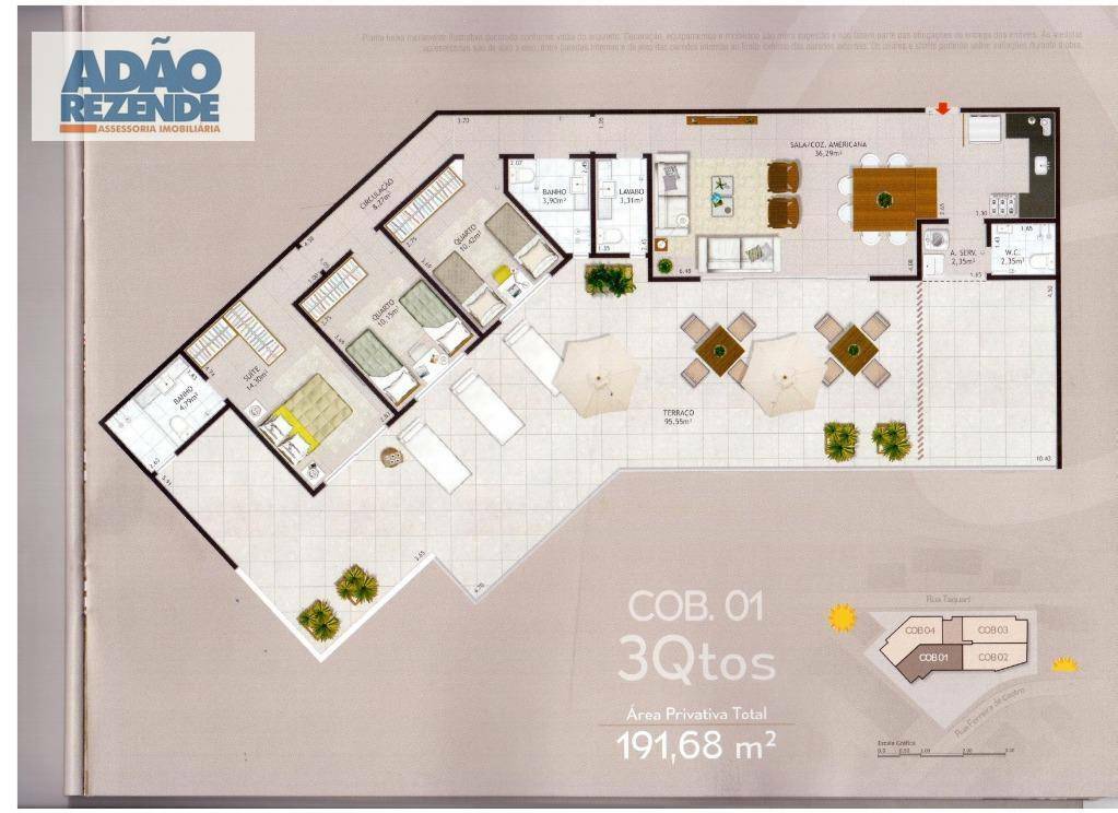 Cobertura à venda com 3 quartos, 188m² - Foto 58
