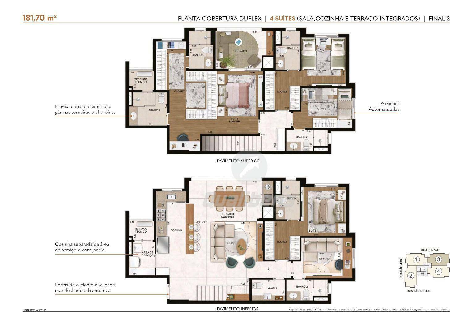 Cobertura à venda com 4 quartos, 181m² - Foto 3