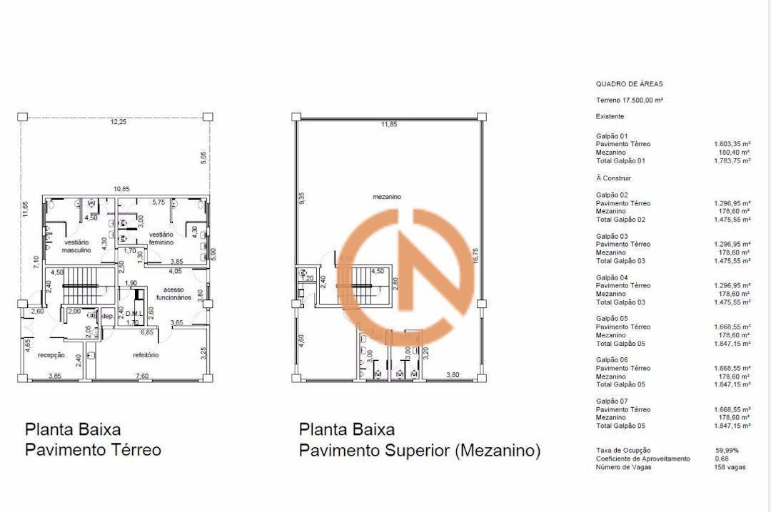 Depósito-Galpão-Armazém para alugar, 1528m² - Foto 12