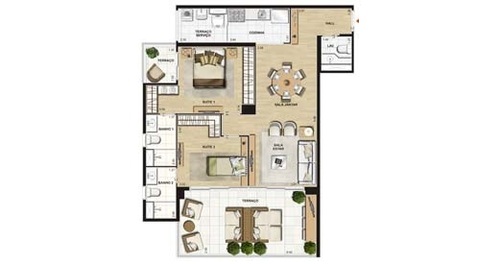 Apartamento à venda com 2 quartos, 101m² - Foto 7