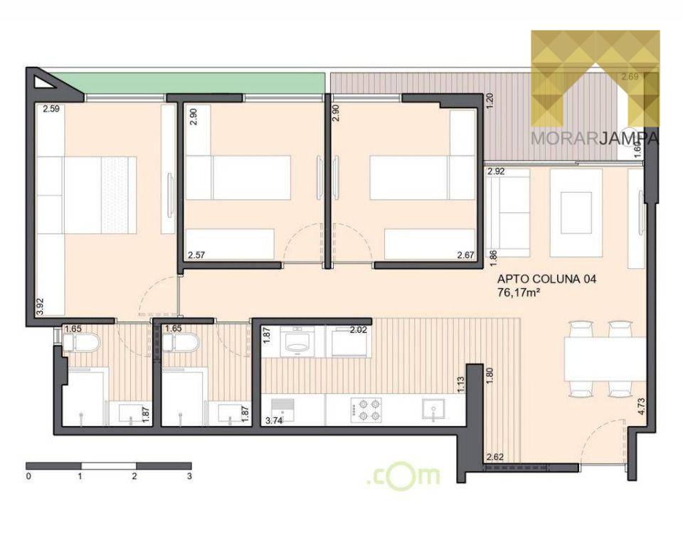 Apartamento à venda com 2 quartos, 62m² - Foto 13