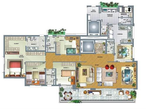 Apartamento à venda com 4 quartos, 189m² - Foto 5