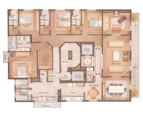 Apartamento à venda com 4 quartos, 443m² - Foto 3