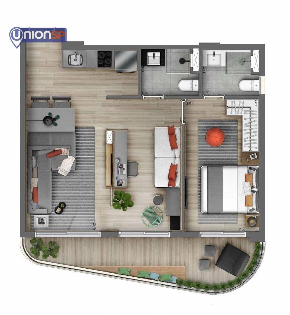 Apartamento à venda com 3 quartos, 117m² - Foto 6