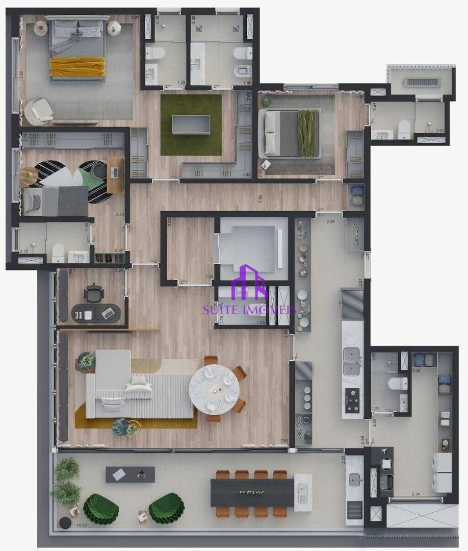 Cobertura à venda com 3 quartos, 370m² - Foto 24