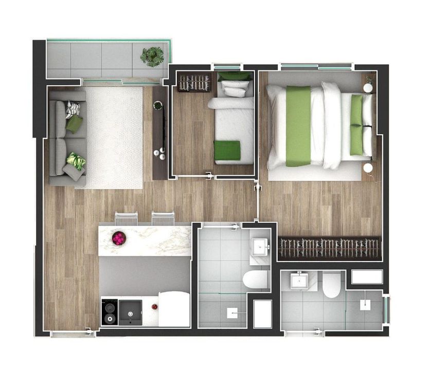 Apartamento à venda com 1 quarto, 35m² - Foto 25