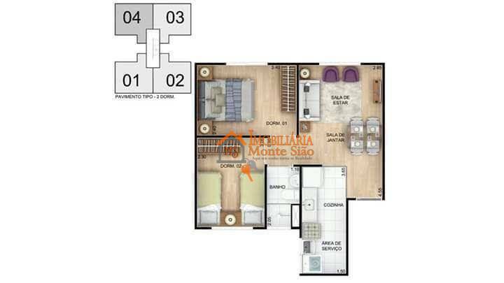 Apartamento à venda com 2 quartos, 38m² - Foto 22