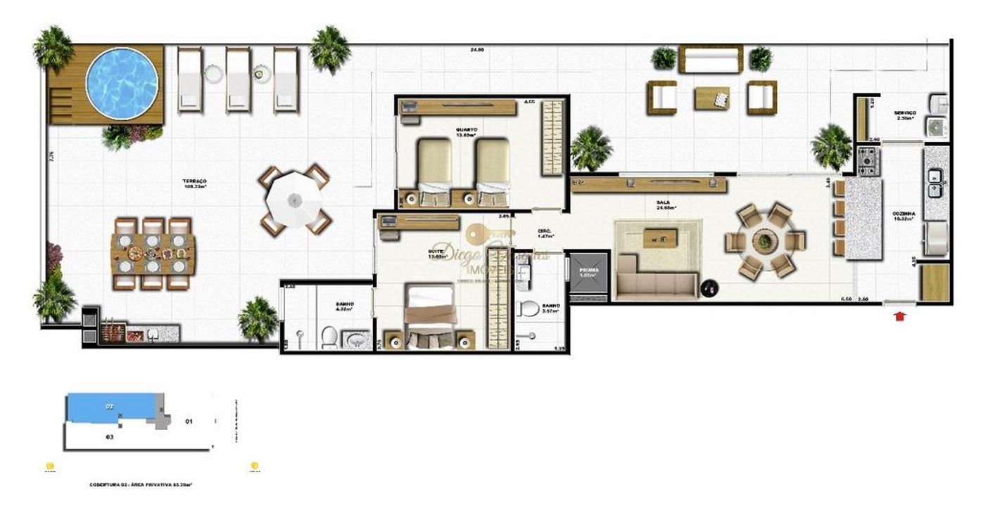 Cobertura à venda com 3 quartos, 194m² - Foto 4