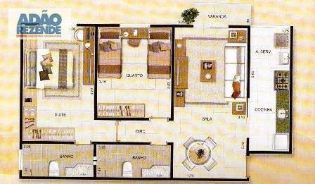 Apartamento à venda com 2 quartos, 70m² - Foto 32