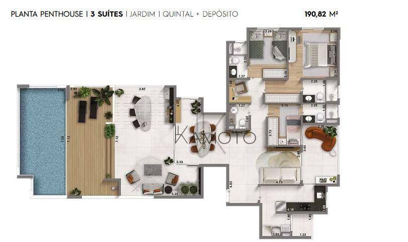 Apartamento à venda com 2 quartos, 94m² - Foto 23