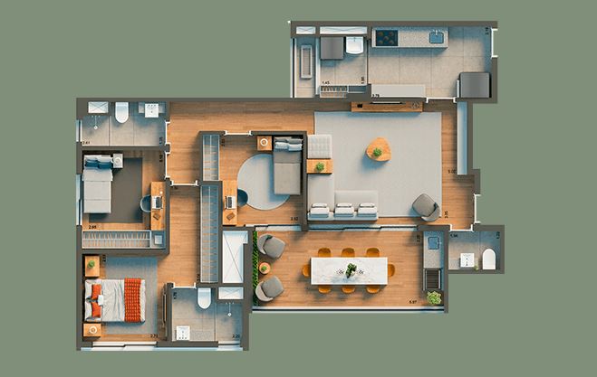 Apartamento à venda com 3 quartos, 106m² - Foto 10