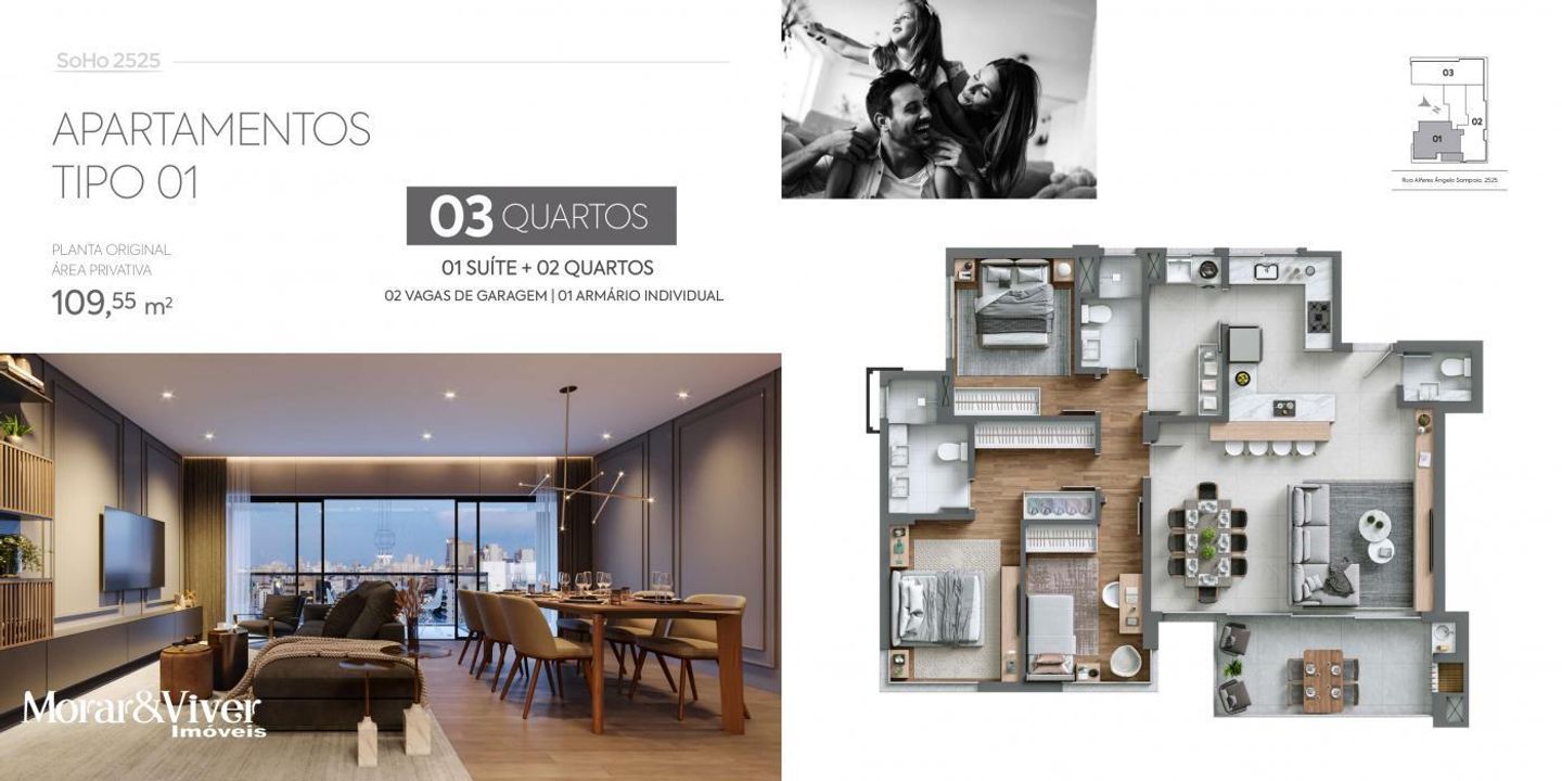 Apartamento à venda com 3 quartos, 107m² - Foto 28