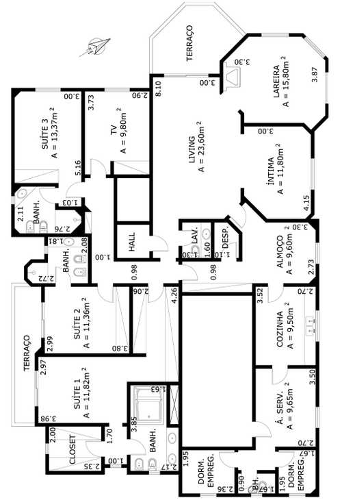 Apartamento à venda com 4 quartos, 260m² - Foto 6