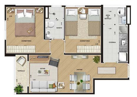 Apartamento à venda com 2 quartos, 46m² - Foto 11