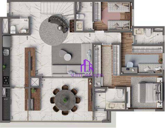 Apartamento à venda com 3 quartos, 125m² - Foto 37