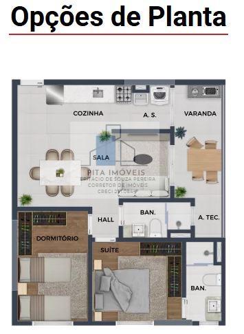 Apartamento à venda com 2 quartos, 60m² - Foto 19