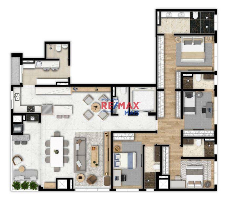 Apartamento à venda com 3 quartos, 159m² - Foto 24