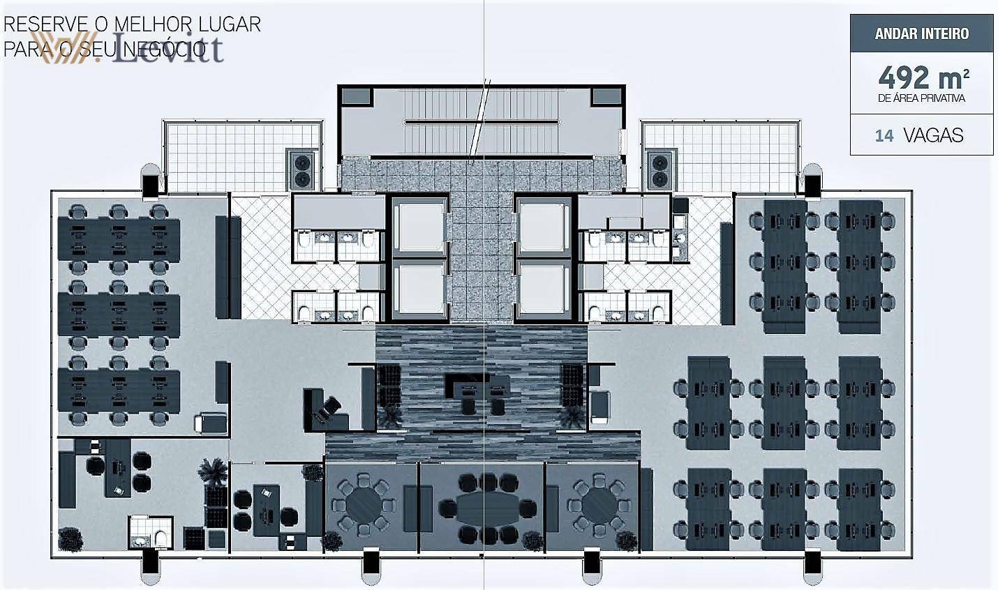 Conjunto Comercial-Sala para alugar, 492m² - Foto 71