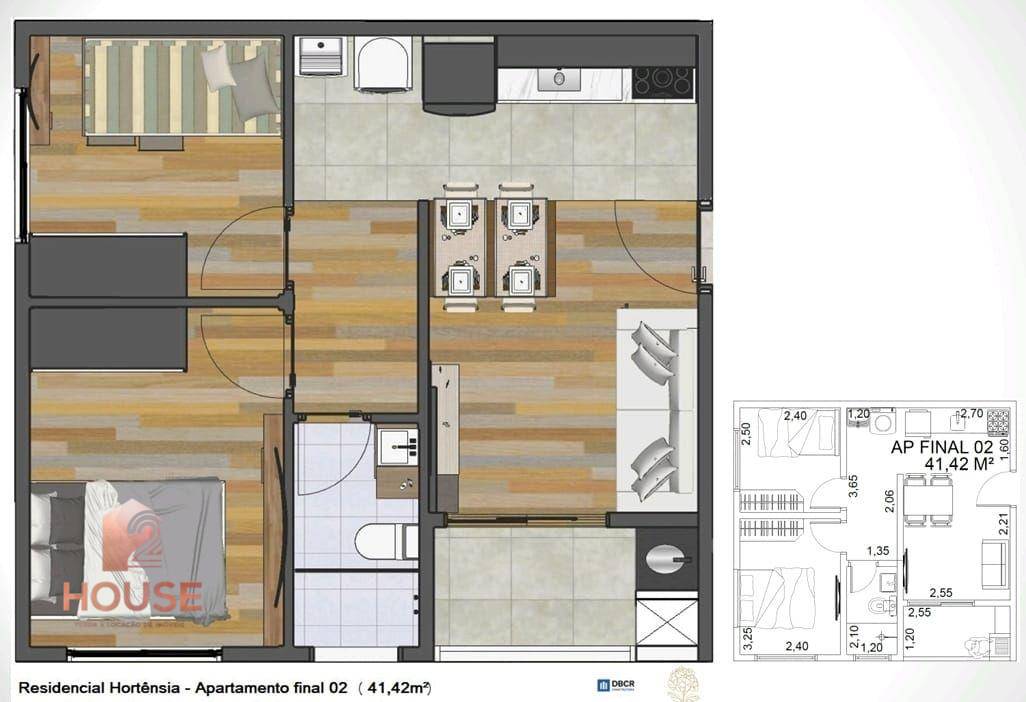 Apartamento, 2 quartos, 37 m² - Foto 5