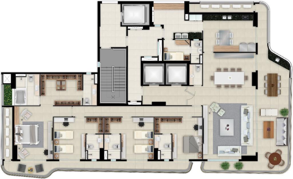 Apartamento à venda com 4 quartos, 301m² - Foto 11