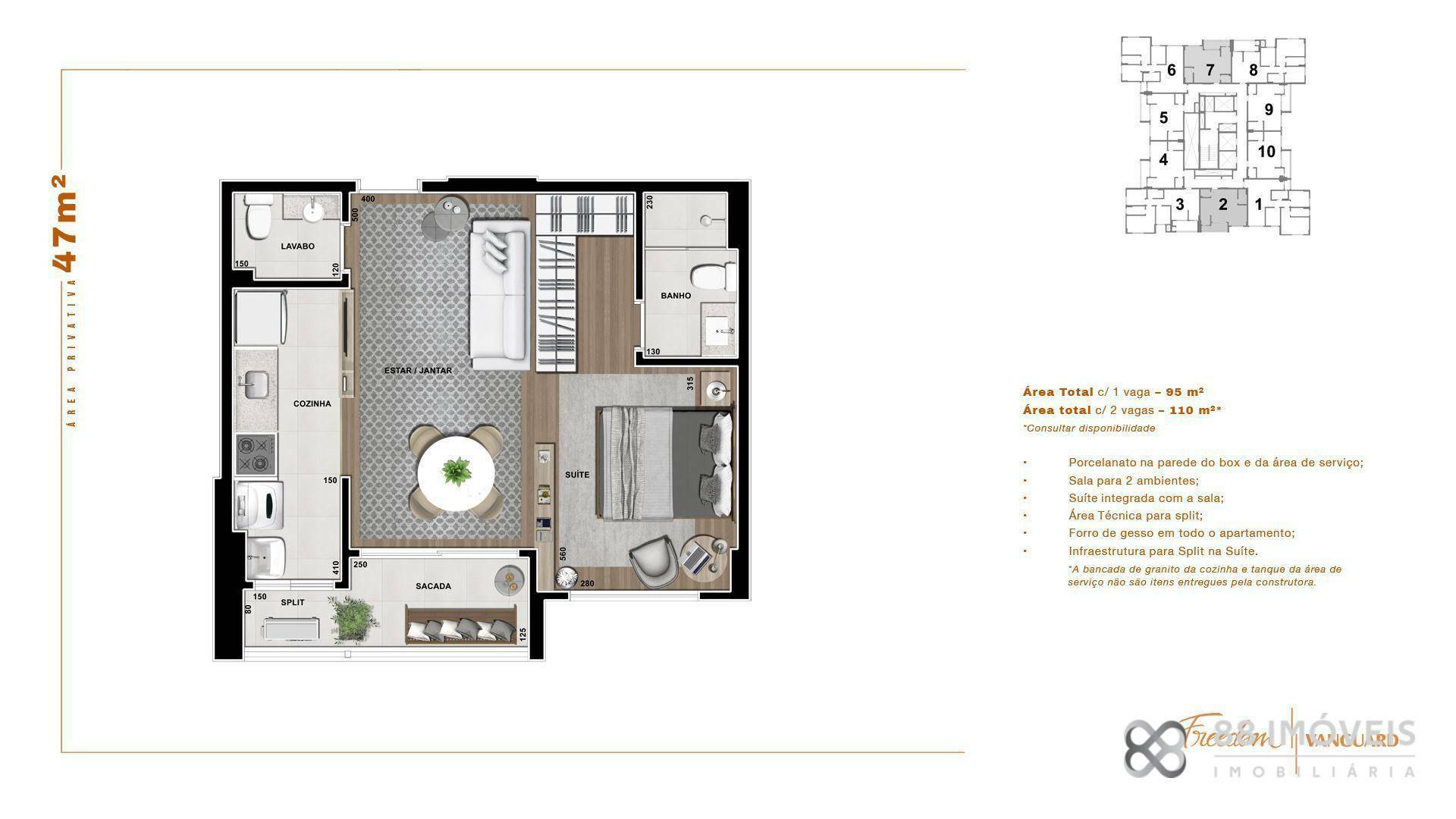 Apartamento para alugar com 1 quarto, 47m² - Foto 32