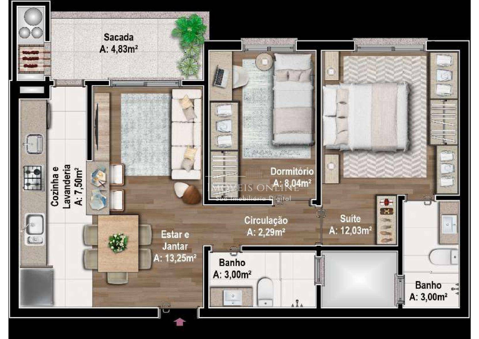 Apartamento à venda com 3 quartos, 83m² - Foto 5