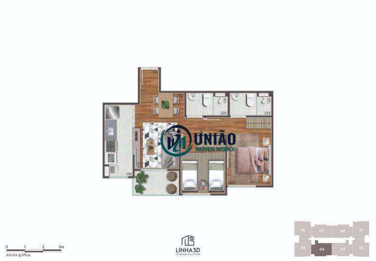 Apartamento à venda com 2 quartos, 53m² - Foto 19