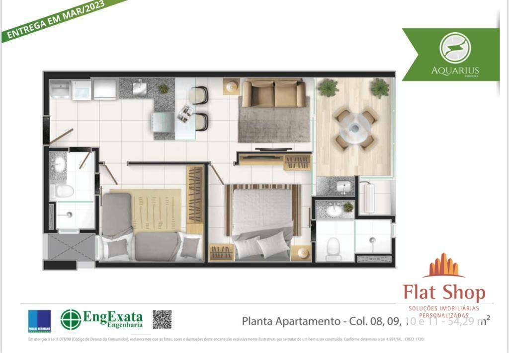 Apartamento à venda com 1 quarto, 38m² - Foto 14