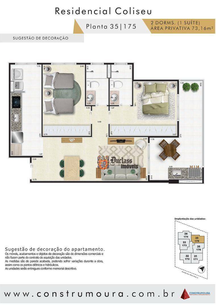 Apartamento à venda com 2 quartos, 73m² - Foto 11