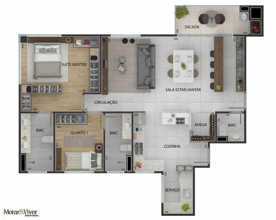 Apartamento à venda com 3 quartos, 103m² - Foto 17