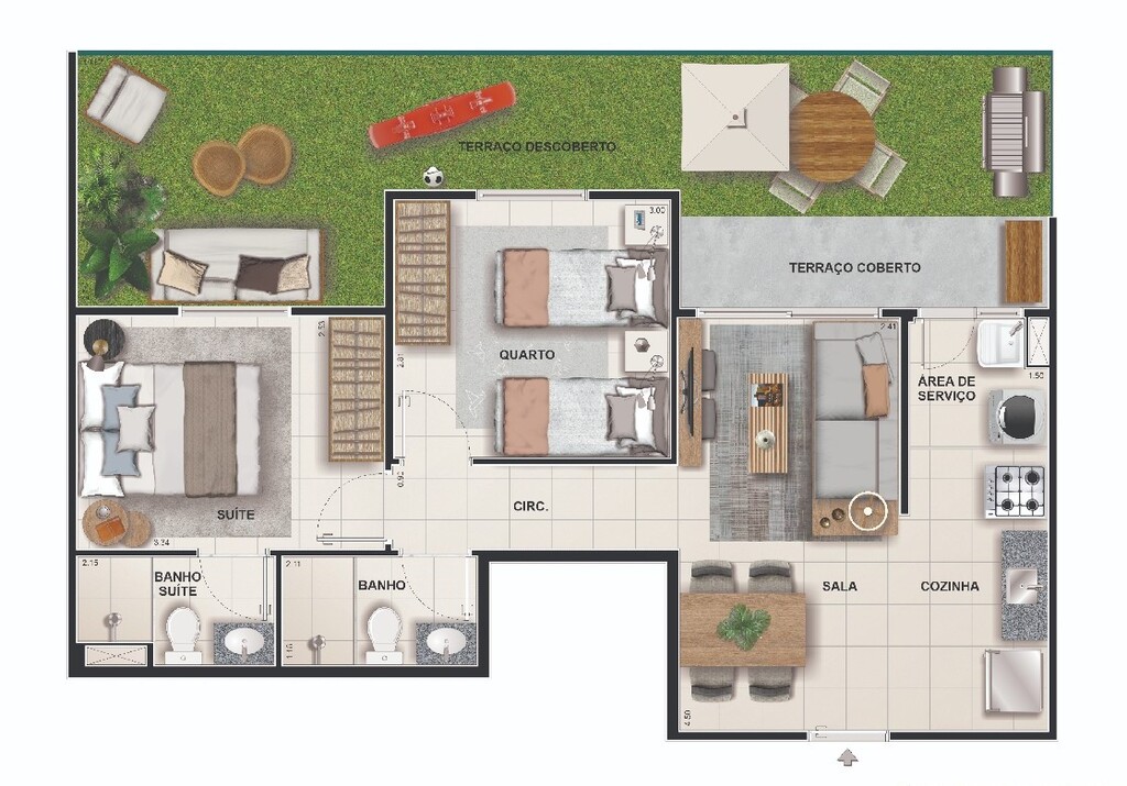 Apartamento à venda com 2 quartos, 5246m² - Foto 26