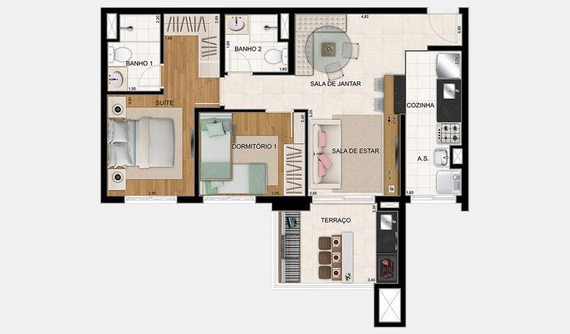 Apartamento à venda com 3 quartos, 106m² - Foto 27