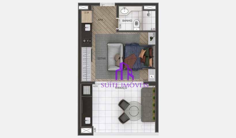 Apartamento à venda com 2 quartos, 57m² - Foto 27