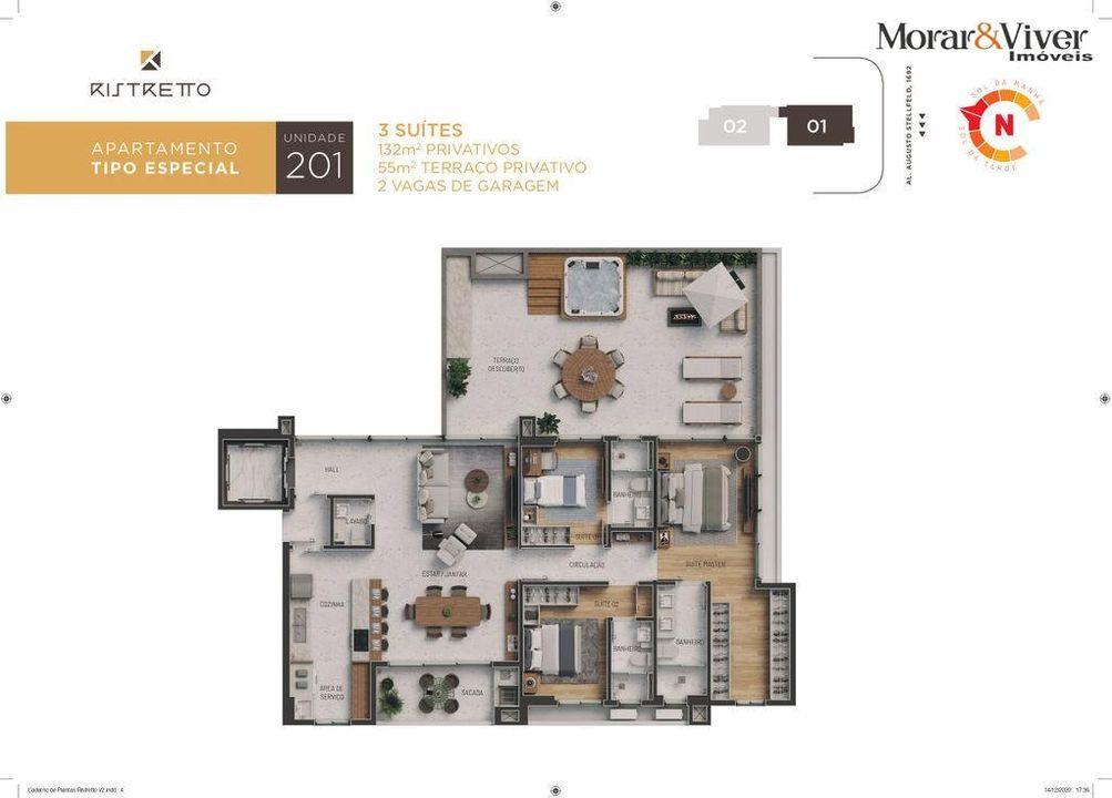 Apartamento à venda com 3 quartos, 133m² - Foto 23