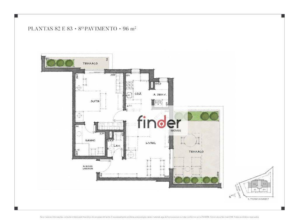 Apartamento à venda com 2 quartos, 100m² - Foto 60