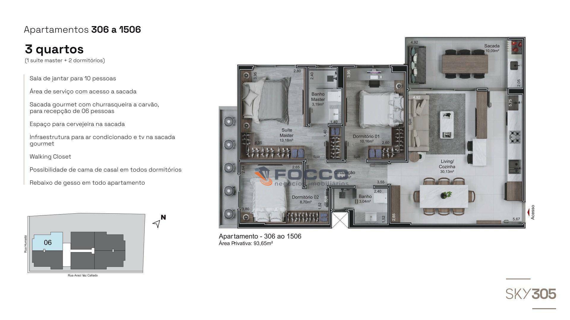 Apartamento à venda com 3 quartos, 93m² - Foto 43