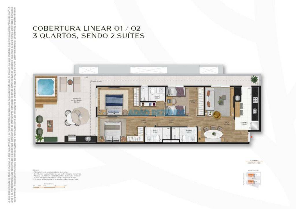 Cobertura à venda com 2 quartos, 145m² - Foto 43
