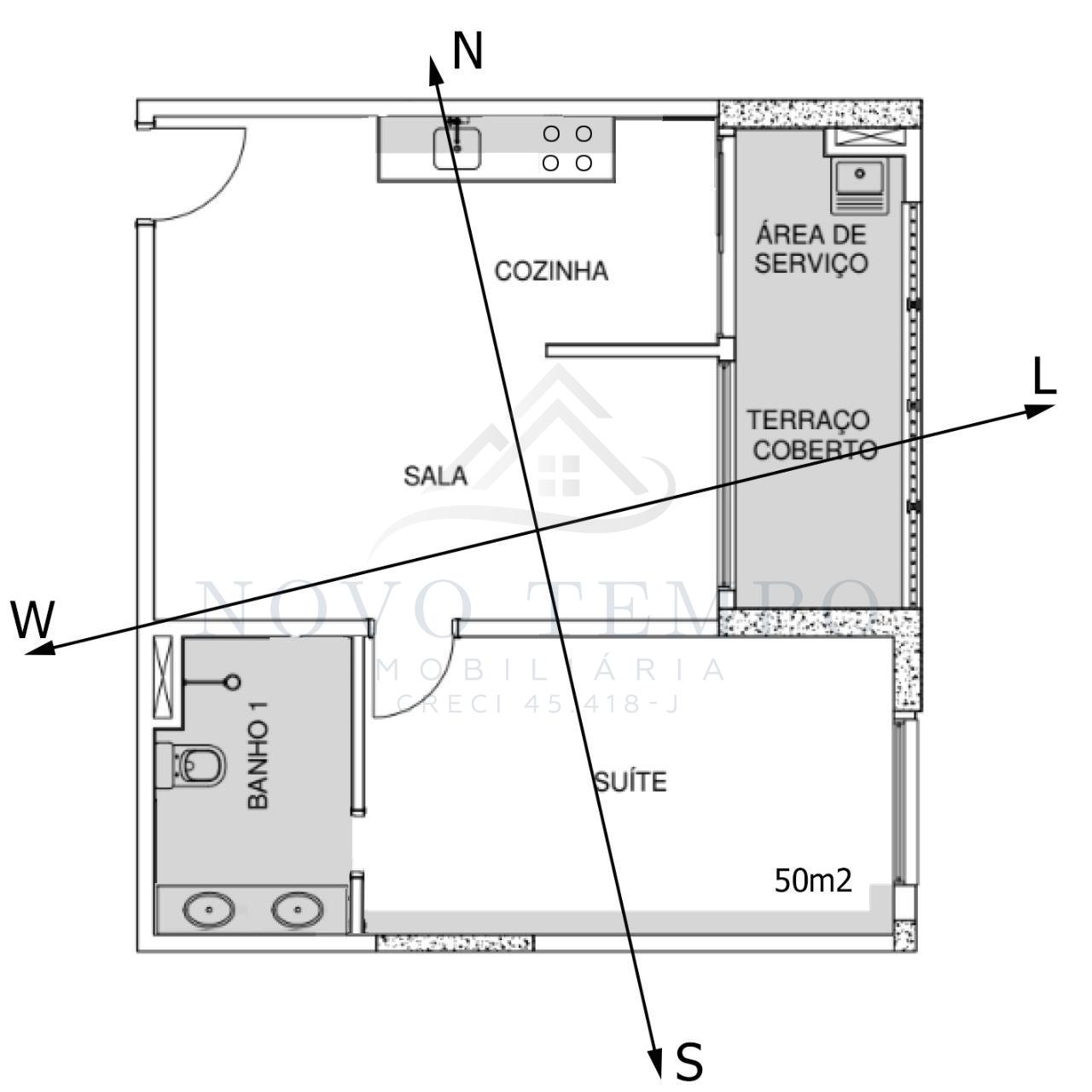 Apartamento à venda com 1 quarto, 50m² - Foto 27