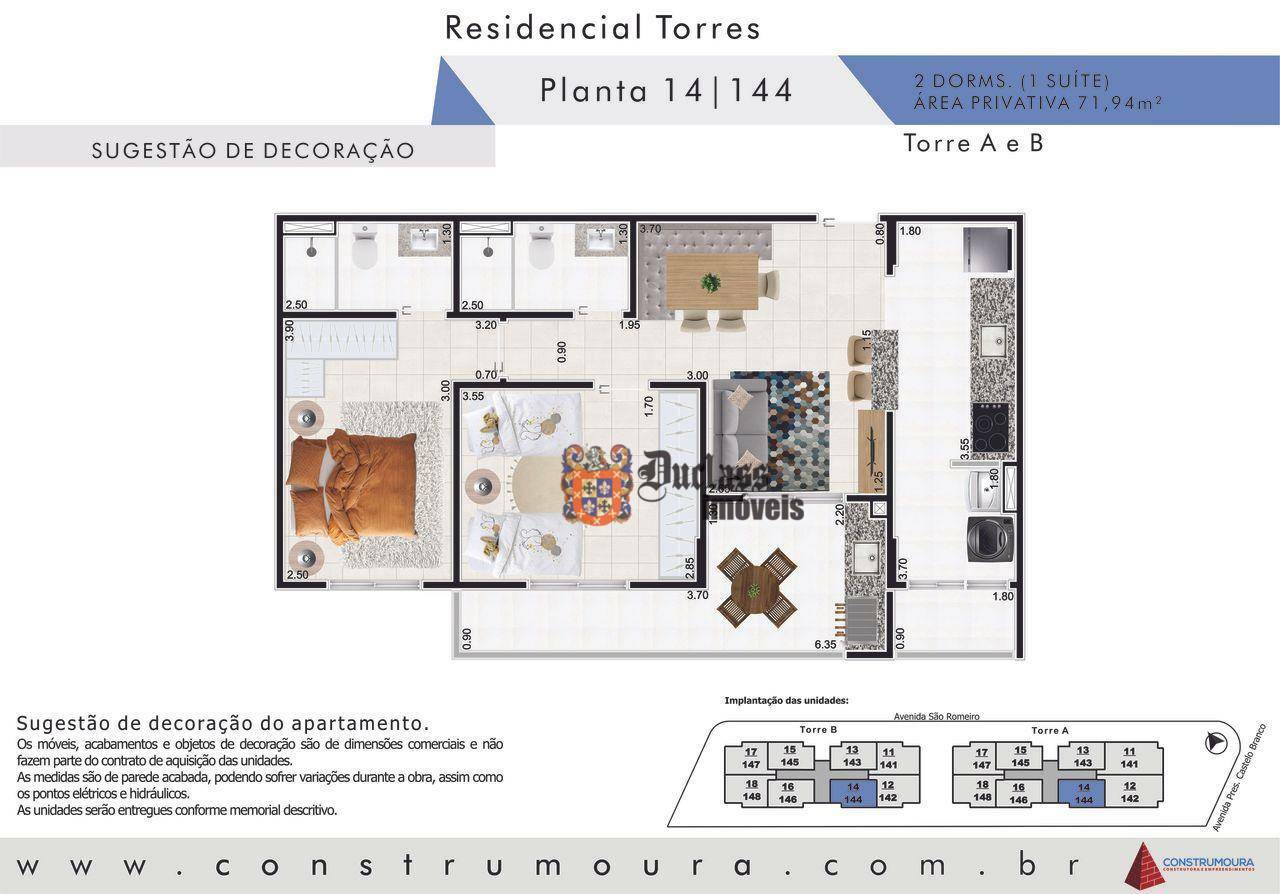 Apartamento à venda com 2 quartos, 71m² - Foto 26