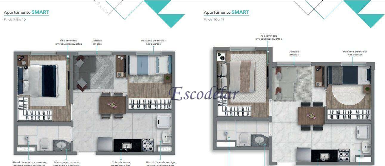 Apartamento à venda com 2 quartos, 42m² - Foto 30